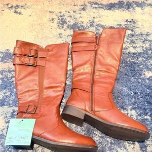 Women's Brown Leather Boots 7M